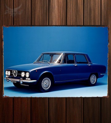 Металлическая табличка Alfa Romeo 2000 Berlina (105)